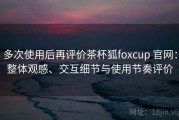 多次使用后再评价茶杯狐foxcup 官网：整体观感、交互细节与使用节奏评价