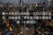 第一次使用白虎网站一区时的真实感受：加载速度、清晰度与缓存策略观察（长期体验）