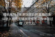 樱桃视频｜长期浏览后的直观印象：从进入首页到播放完成的完整体验过程（对比后）