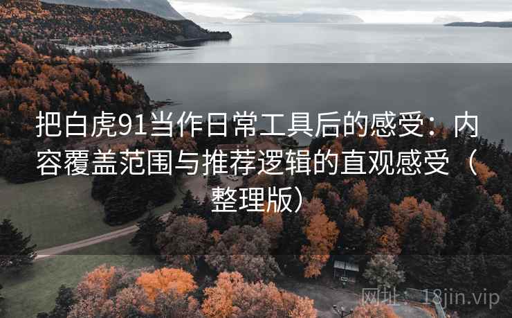 把白虎91当作日常工具后的感受：内容覆盖范围与推荐逻辑的直观感受（整理版）