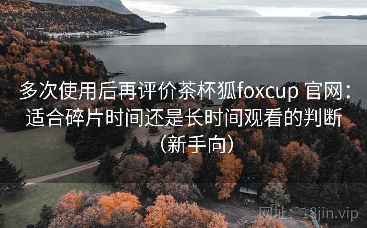 多次使用后再评价茶杯狐foxcup 官网:适合碎片时间还是长时间观看的判断(新手向) 多次使用后再评价茶杯狐foxcup 官网:适合碎片时间还是长时间观看的判断(新手向)